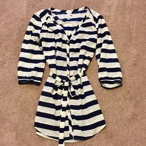 Pink Owl Navy & White Tunic